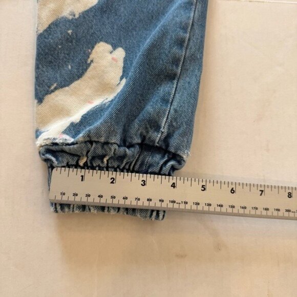 SER.O.YA Veronica Jogger Jeans in Olympic Bleach Drop Crotch Cargo Size 26 NWT - Picture 12 of 15